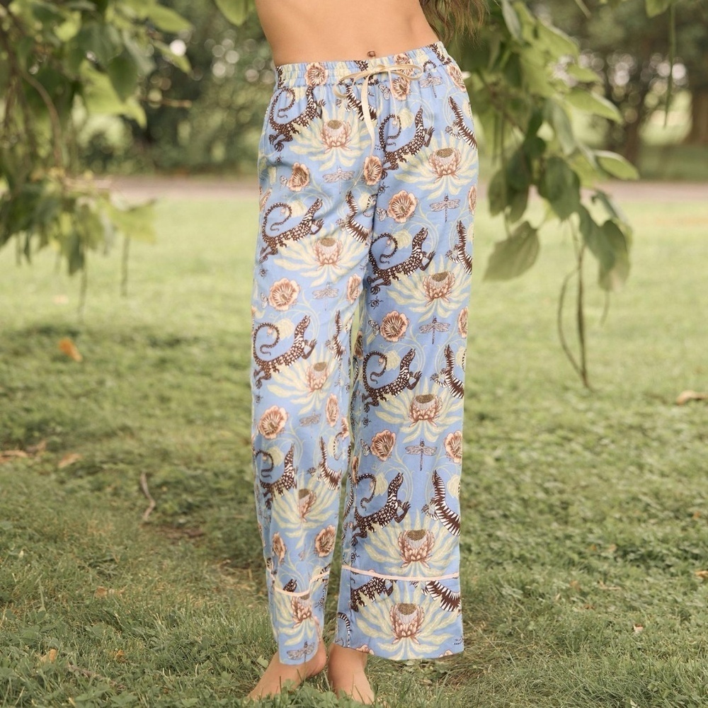 COPY - NWT Anthropologie Wide Leg Pajama Bottoms L